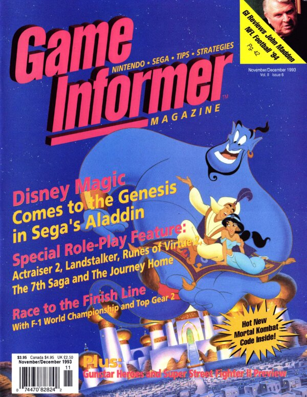 Game Informer Issue 13 (November December 1993) cover